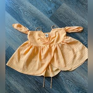 URBAN OUTFITTERS ORANGE BLOUSE